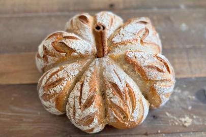 Sourdough Bread Pumpkin Shaped