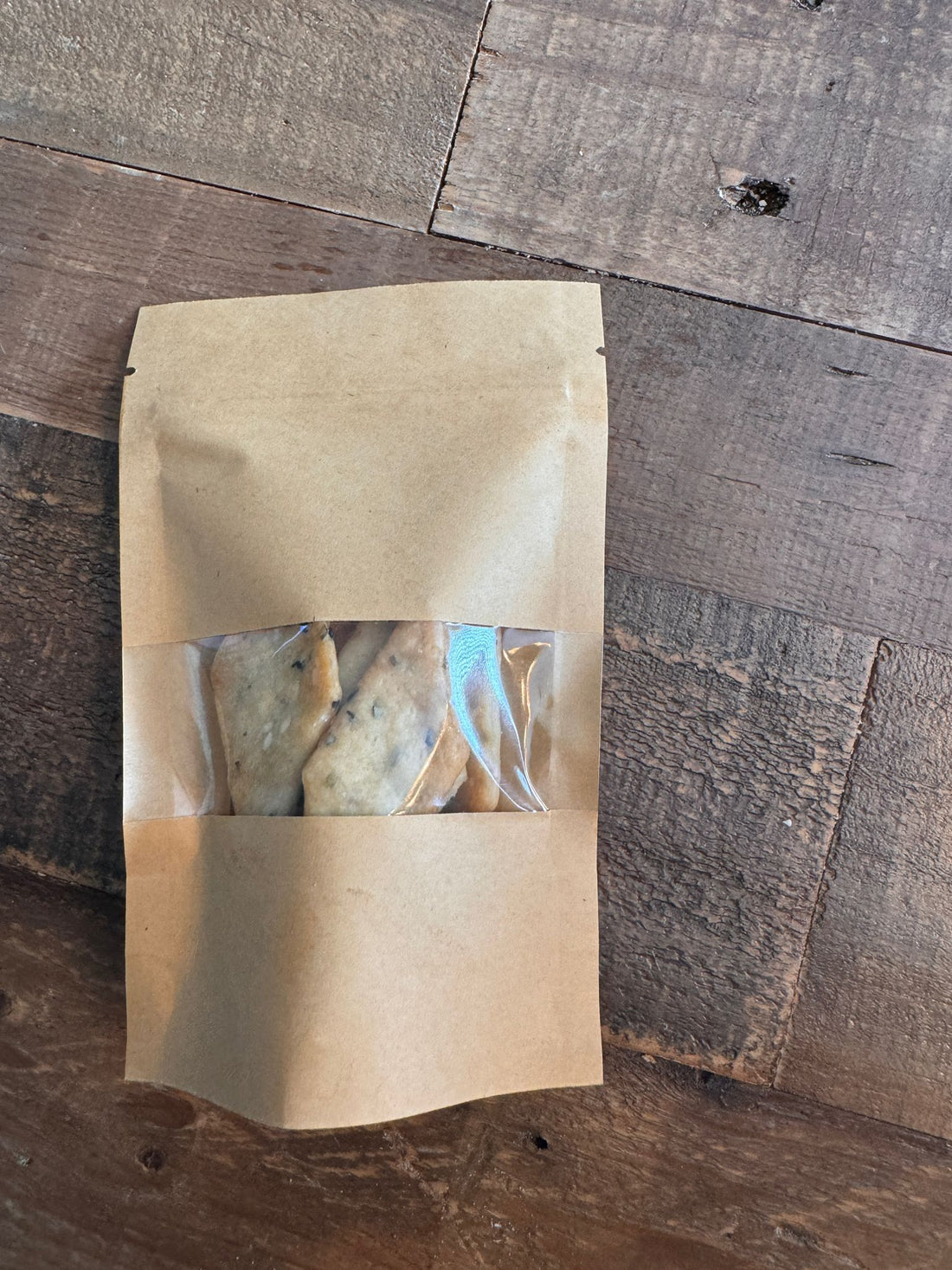 Golden sourdough discard crackers