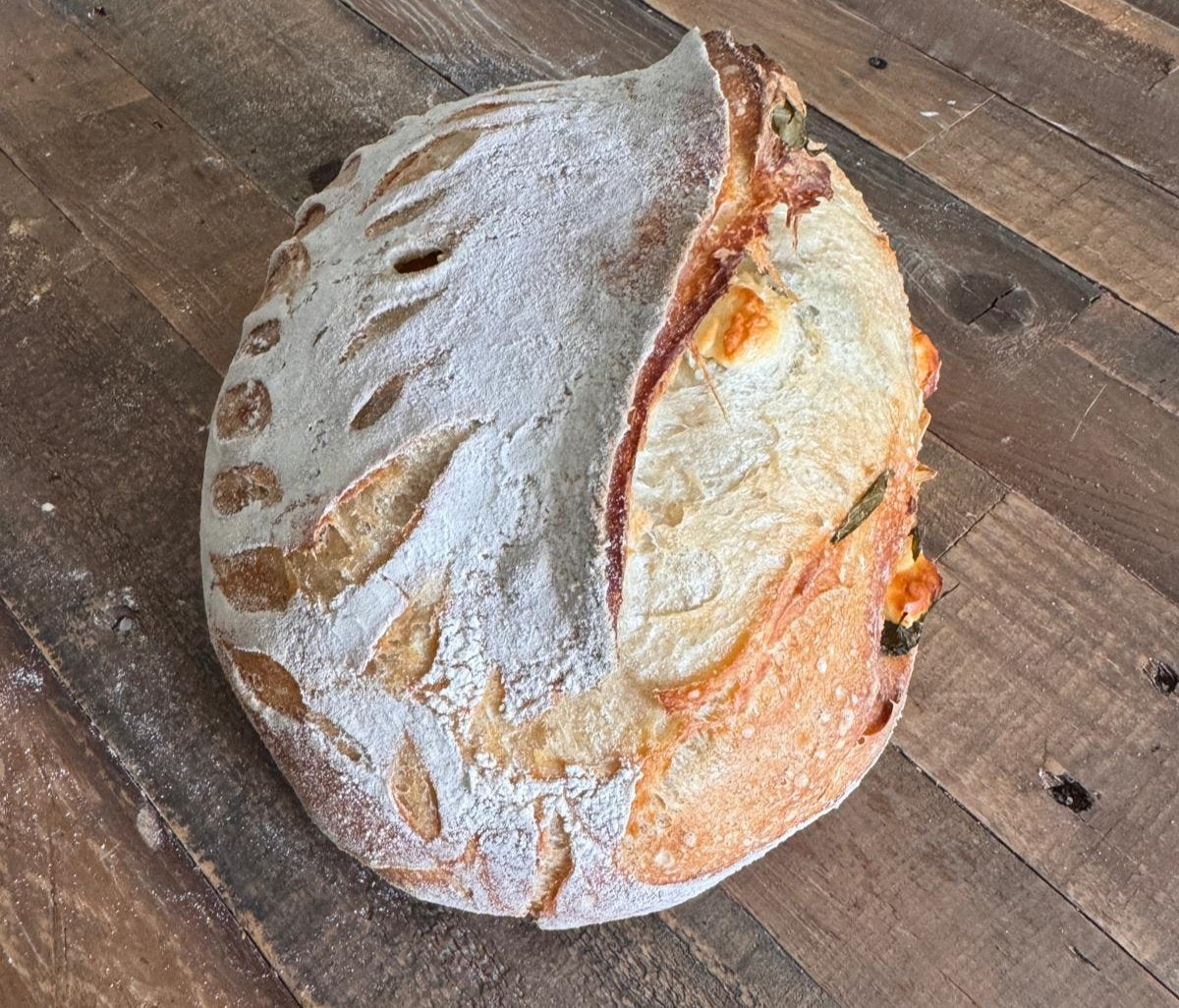 Sourdough with Feta and Herbs Bread
