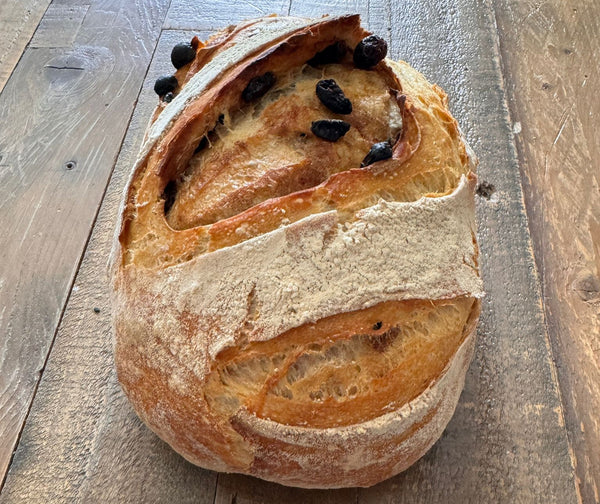 Sourdough Cinnamon Raisin Bread