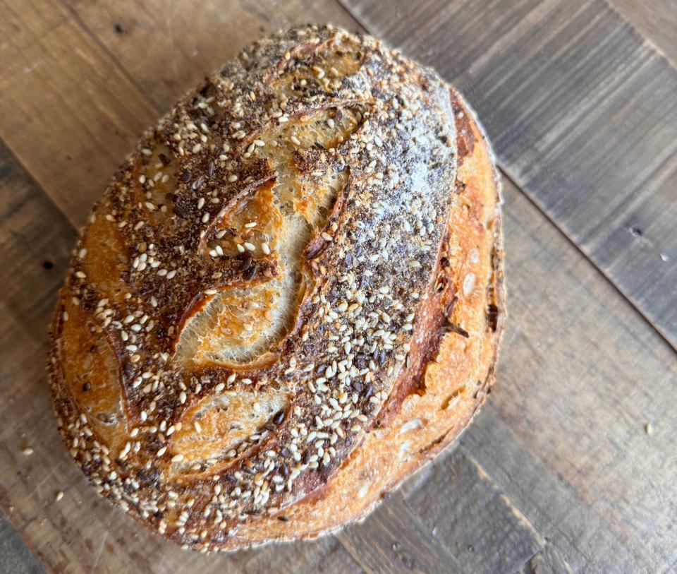Seeded Sourdough Bread